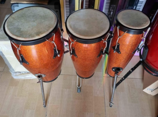 TRIPLE CONGO DRUMS FOR SALE