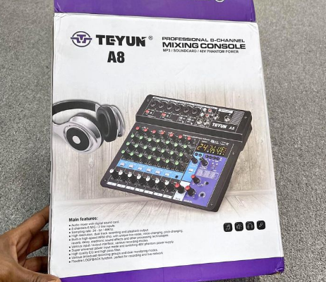 Teyun A8 mixing console for sale