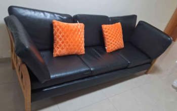 Pure Leather Three Seater sofa for sale