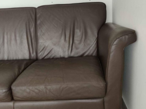 Three seater leather sofa for sale