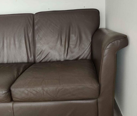 Three seater leather sofa for sale