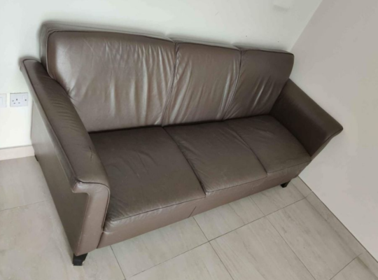 Three seater leather sofa for sale