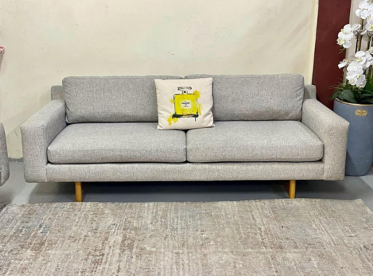 West Elm six seater sofa for sale