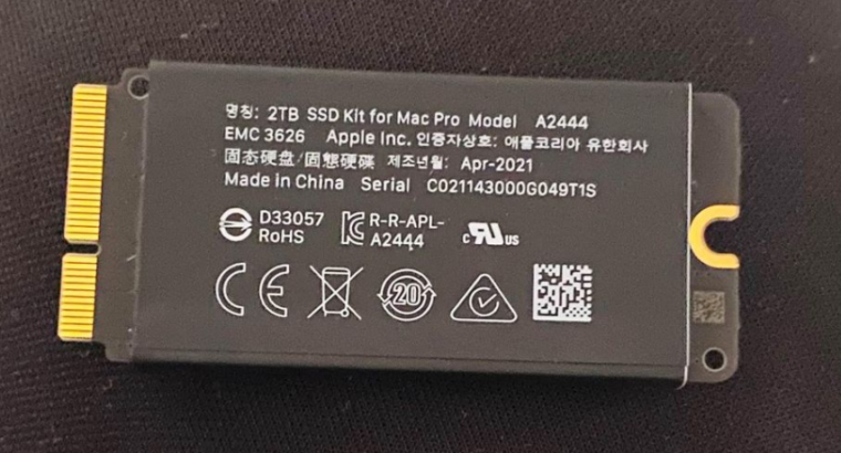 Apple MacPro 2019 2TB SSD KIT FOR SALE