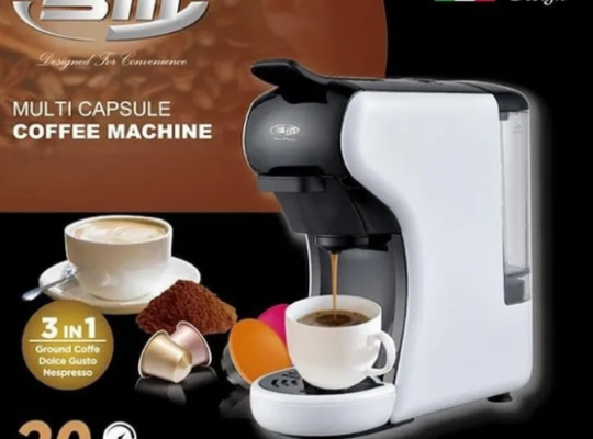 BM Satellite 3 in 1 Multi Capsule Coffee Machine F