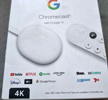 CHROMECAST 4K FOR SALE