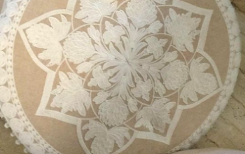 6 Embroidered floor cushions for sale