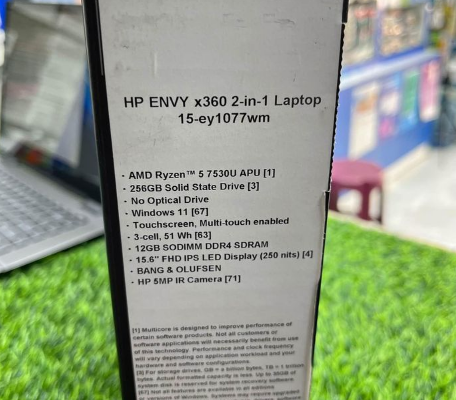 HP ENVY X360 2 in 1 Laptop 15 -ey1077wm For Sale