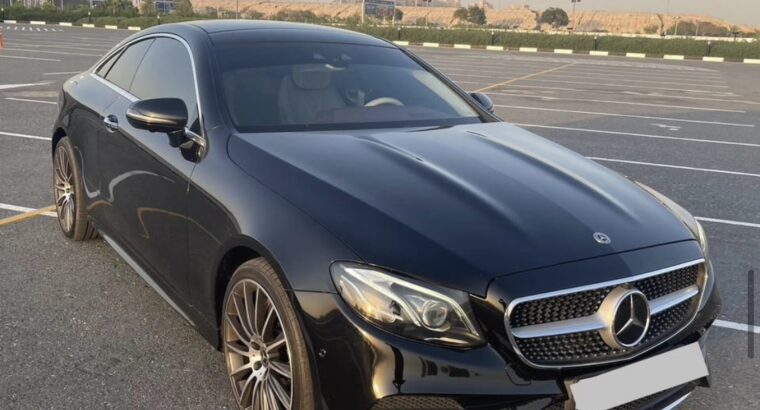 Mercedes E400 coupe 2018 Gcc full option for sale