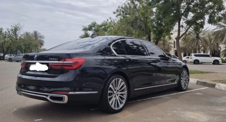 BMW 740 LI full option 2017 Gcc for sale