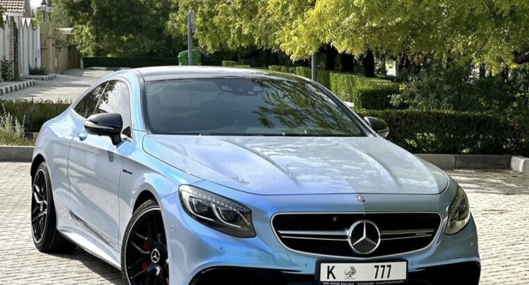Mercedes S63 coupe AMG 2015 Gcc for sale