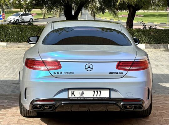 Mercedes S63 coupe AMG 2015 Gcc for sale