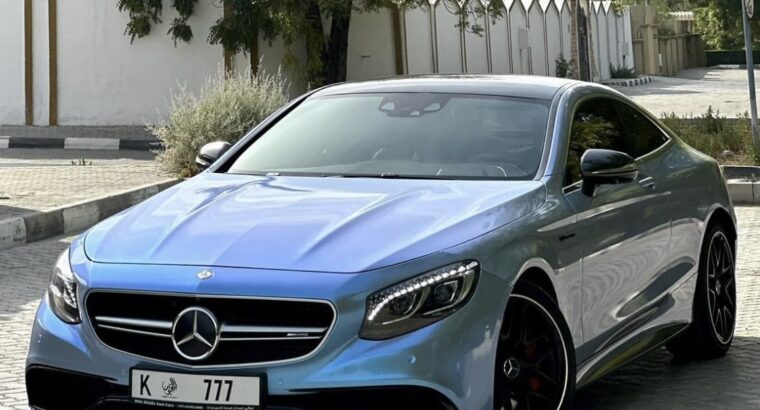 Mercedes S63 coupe AMG 2015 Gcc for sale