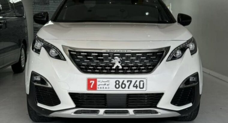 Peugeot 3008 GT line 2018 full option Gcc