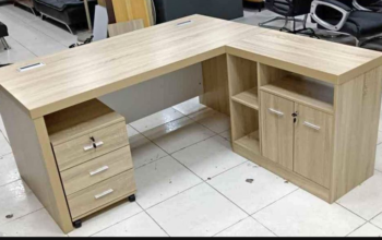 L shape Melamine Office desk For Sale