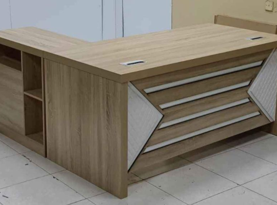 L shape Melamine Office desk For Sale