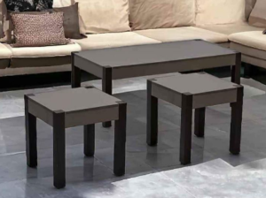 Melamine Coffee Table 1+2 For Sale