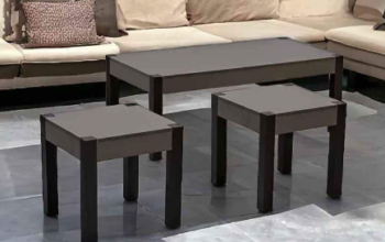 Melamine Coffee Table 1+2 For Sale