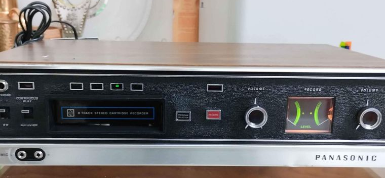 Vintage Panasonic RS-803US 8-Track Stereo Player &