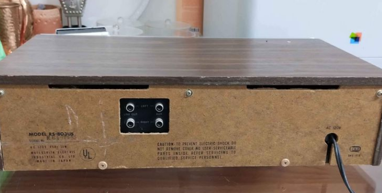 Vintage Panasonic RS-803US 8-Track Stereo Player &