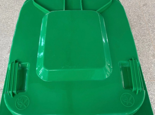 Aksonz Plastic Garbage Bin with wheel and pedal Fo