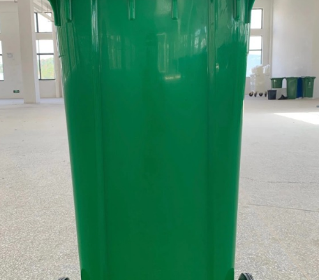 Aksonz Plastic Garbage Bin with wheel and pedal Fo