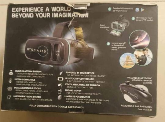ReTrak Utopia 360° Virtual Reality Headset For Sal