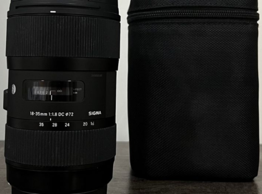 Sigma 18-35 f1.8 EF mount for sale