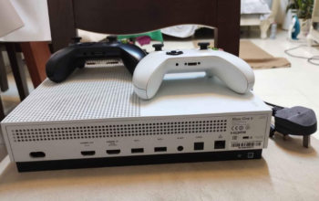 Xbox One S with 2 controllers and cable for sale