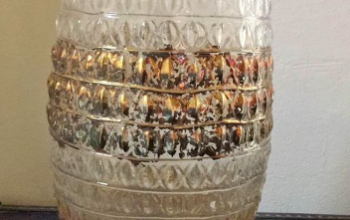 Super heavy glass vase for sale