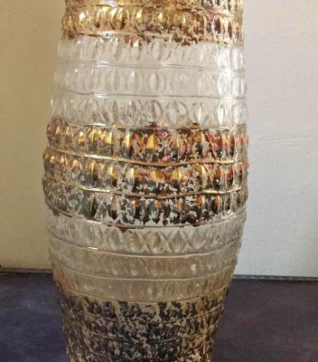 Super heavy glass vase for sale