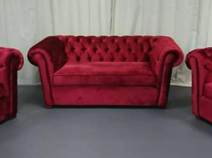 New burgundy sofa for sale
