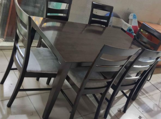 6 chairs dining set for sale