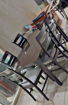 6 chairs dining set for sale