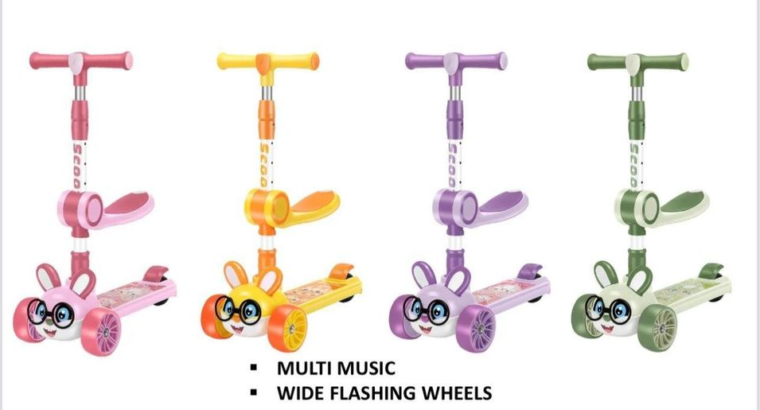 Baby Scooter for Chilren 2-12 years, 3 in 1 Scoote