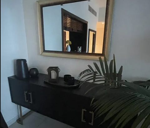 Buffet cabinet and mirror for sale