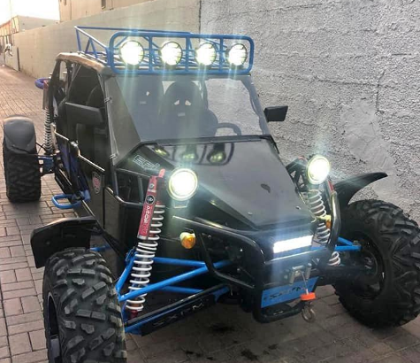 Buggy car , desert , safari toyota rav4 motorcycle