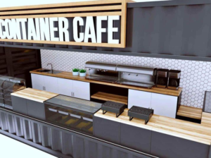 Container coffe shop for sale