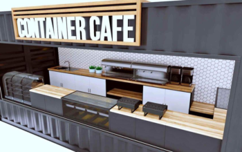 Container coffe shop for sale