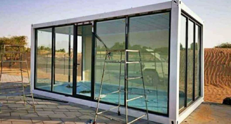 Container glass room
