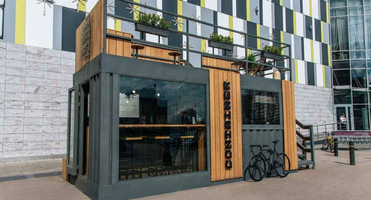 Container shop 20 feet for sale