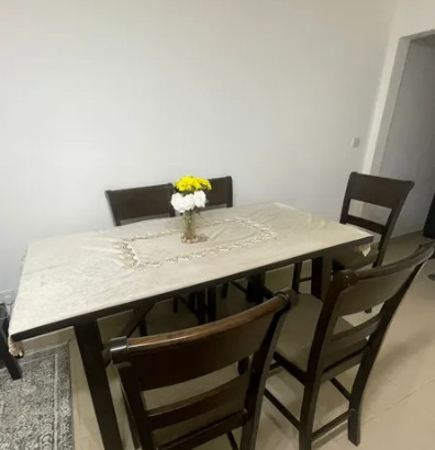 Dining Table Set with 6 Chairs for sale