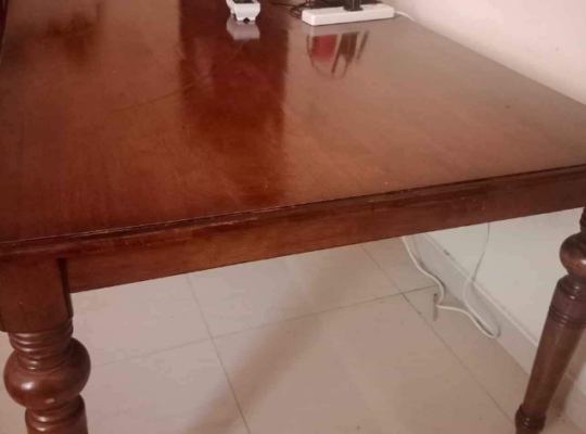 Cupboard,dining table, central table glass for sal