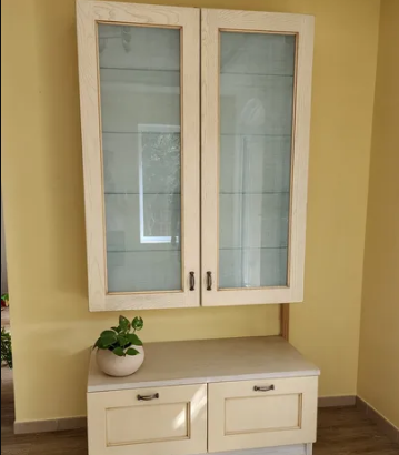 Double wall cabinet with base cabinet for sale