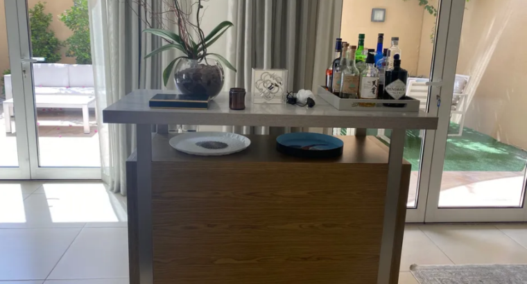 Elegant Dining Set with 8 Chairs and Matching Bar