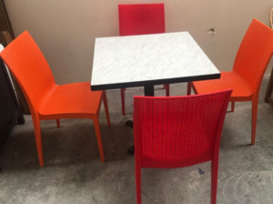 Four Chairs Dinning Table For Sale