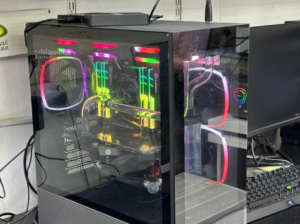 GAMING PC WITH LIQUID WATER COOLER FOR SALE