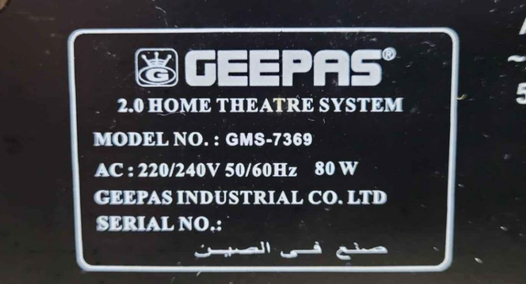 Geepas Karaok Bluetooth Music Sound Speaker System