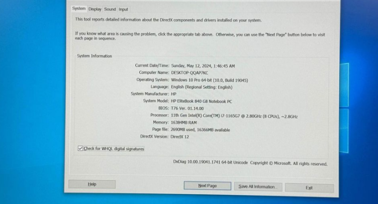 HP ELITEBOOK 840 G8 Core i7 11th Gen For Sale