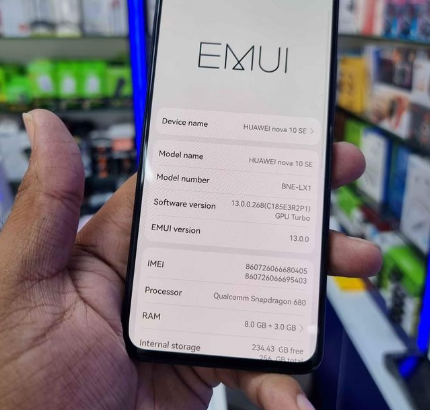 HUAWEI NOVA 10SE 8/256GB DUAL SIM FOR SALE